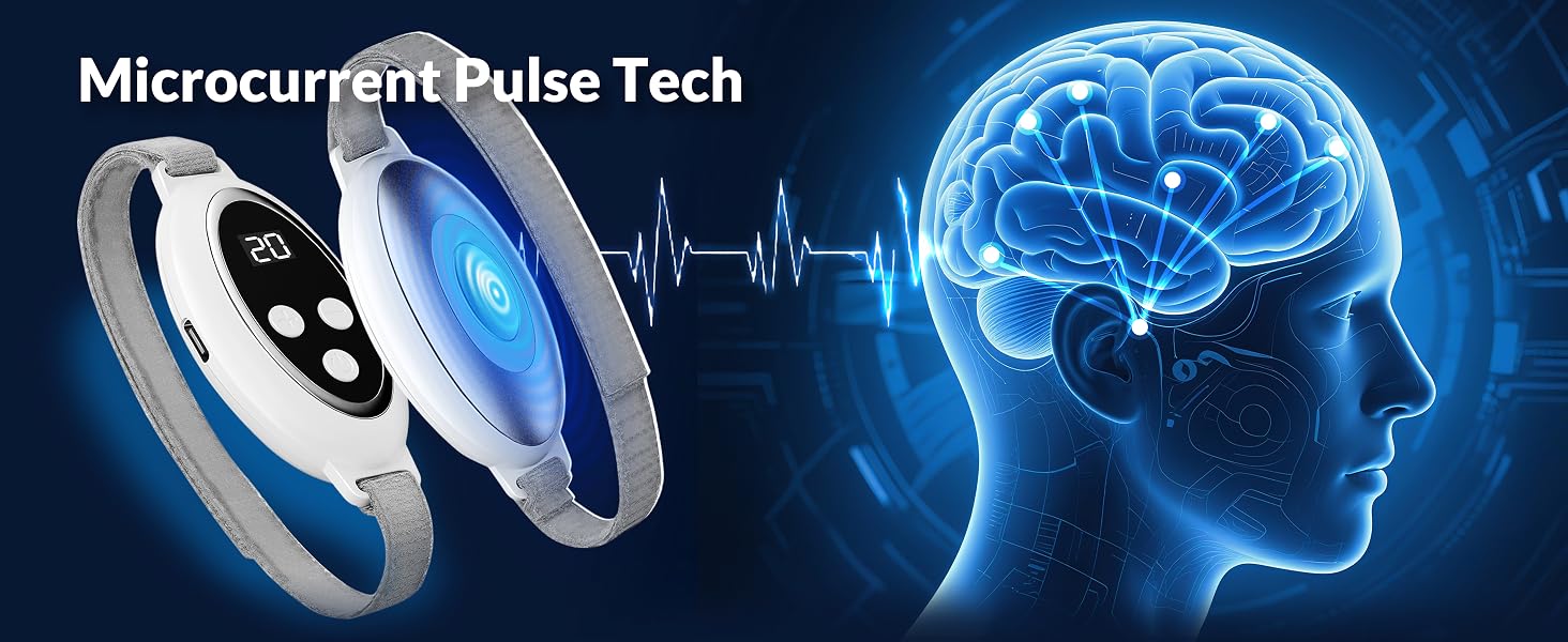 Better Sleep Handheld Microcurrent Pulse Massager for Relaxation Support - 7