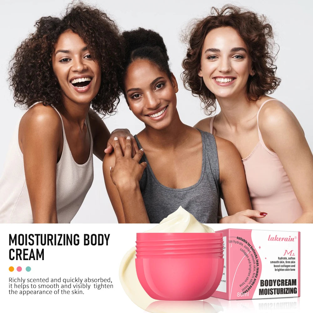 Skincare routine body cream moisturizing firming smooth skin repair