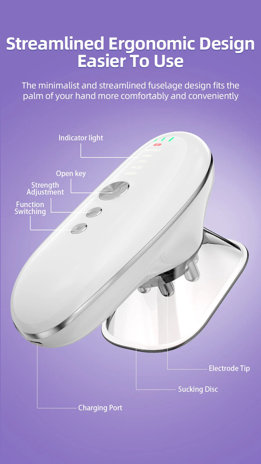 Home Spa Body Sculpting Massager for Cellulite Removal and Skin Tightening - 16