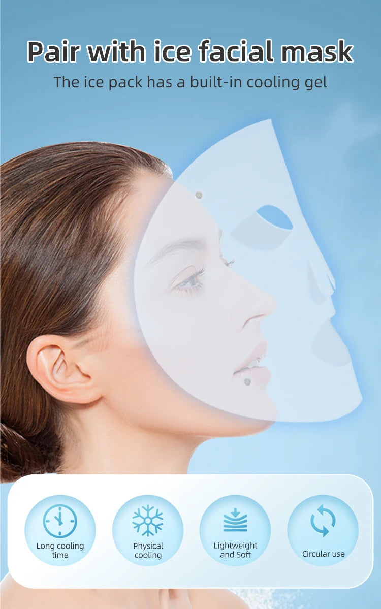 Home Spa Sessions LED Face Mask for Skin Rejuvenation and Firmness