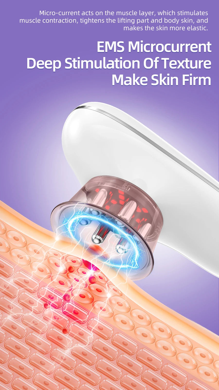 Home Spa Body Sculpting Massager for Cellulite Removal and Skin Tightening