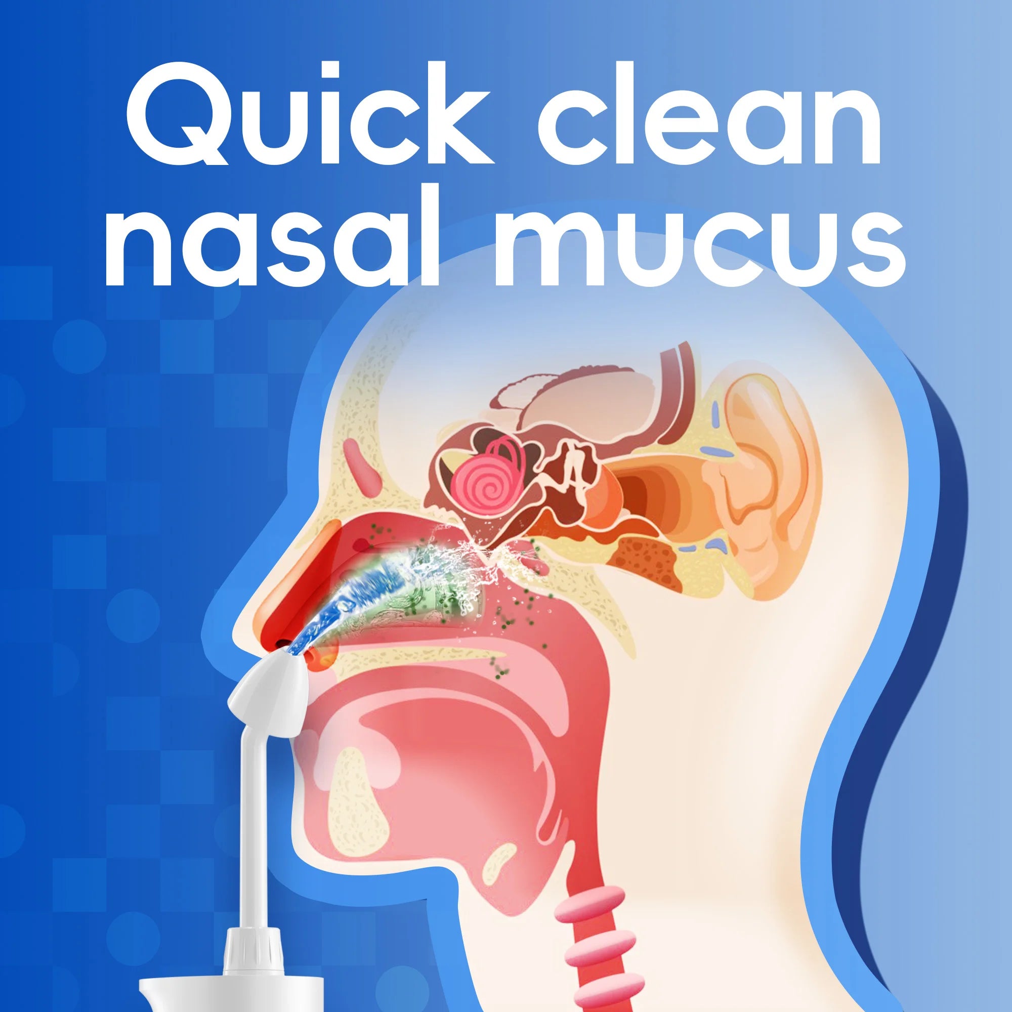 Home and Travel Water and Nasal Irrigator Combo with Head Massager - 6