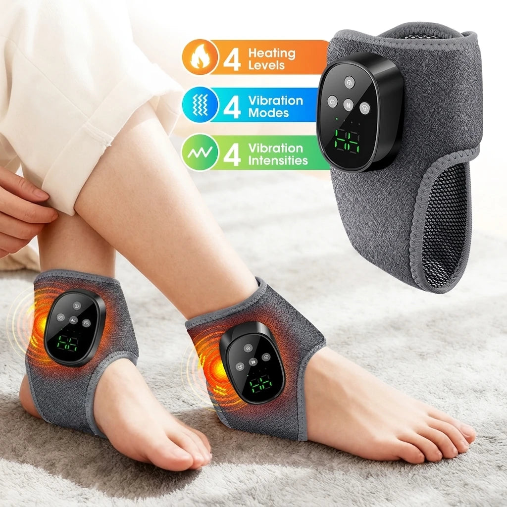After Sports Recovery Heated Ankle Massager With Vibration And Heat Relief - 1