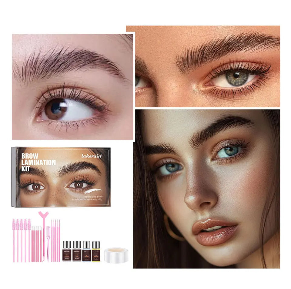 At Home Brow Lamination Kit Semi-Permanent Eyebrow Fixation Set