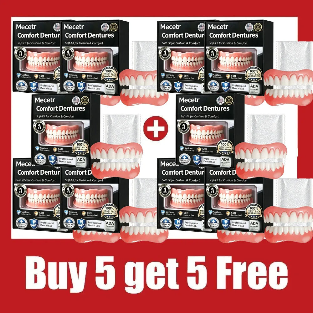 Daily Smile Full Mouth Dentures Set for Natural Comfort Fit and Look