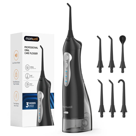 Bathroom Oral Care Portable Water Flosser with 300ml Tank and 3 Modes