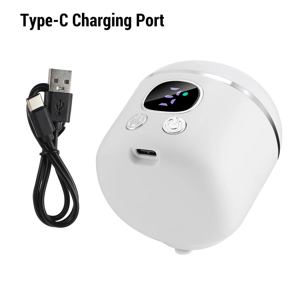 Home nail care electric nail clipper with LED light and magnifying glass - 10