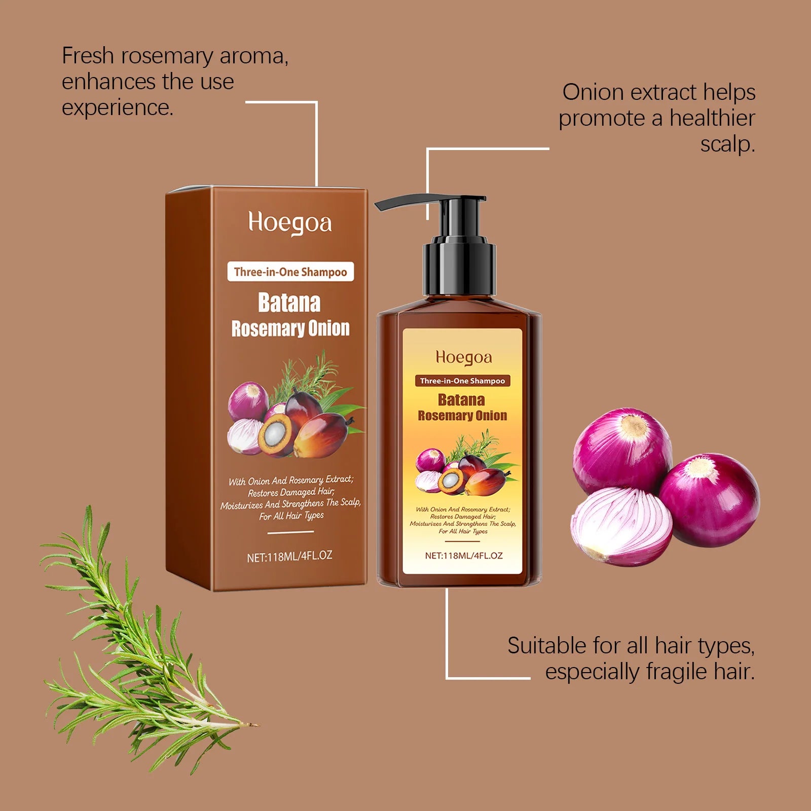 Daily Shower Batana Rosemary Shampoo for Hair Growth and Scalp Care - 8