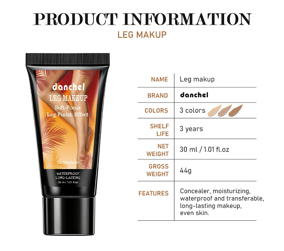 Body makeup leg foundation for smooth skin and flawless finish - 17