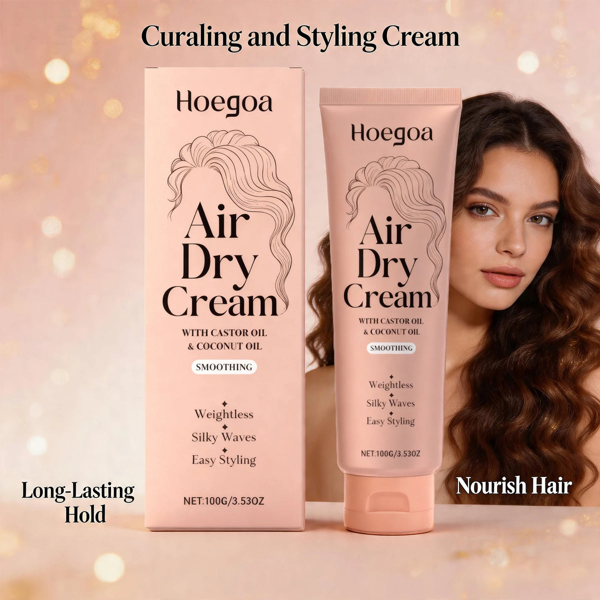 Daily styling Curl Styling Cream for defined waves and hydration