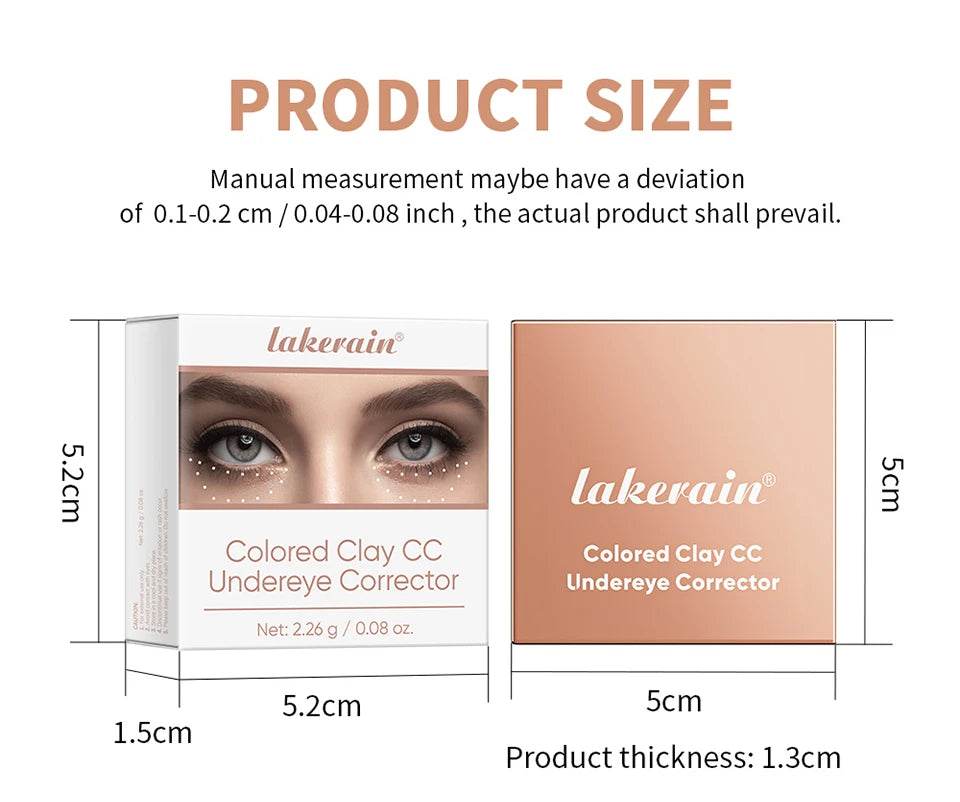 Undereye Dark Circles CC Undereye Corrector Concealer for Bright Look