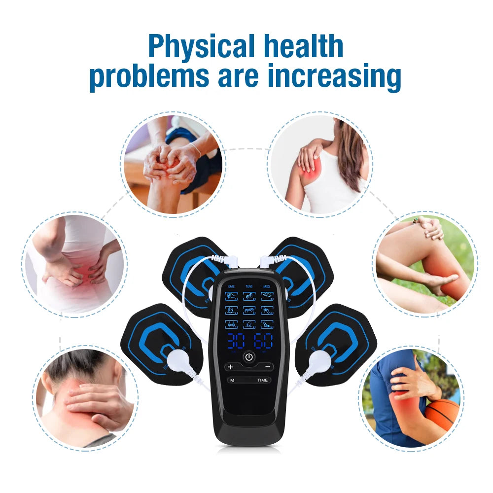 At Home Portable Electric Neck Massager with Adjustable Intensity Levels - 9