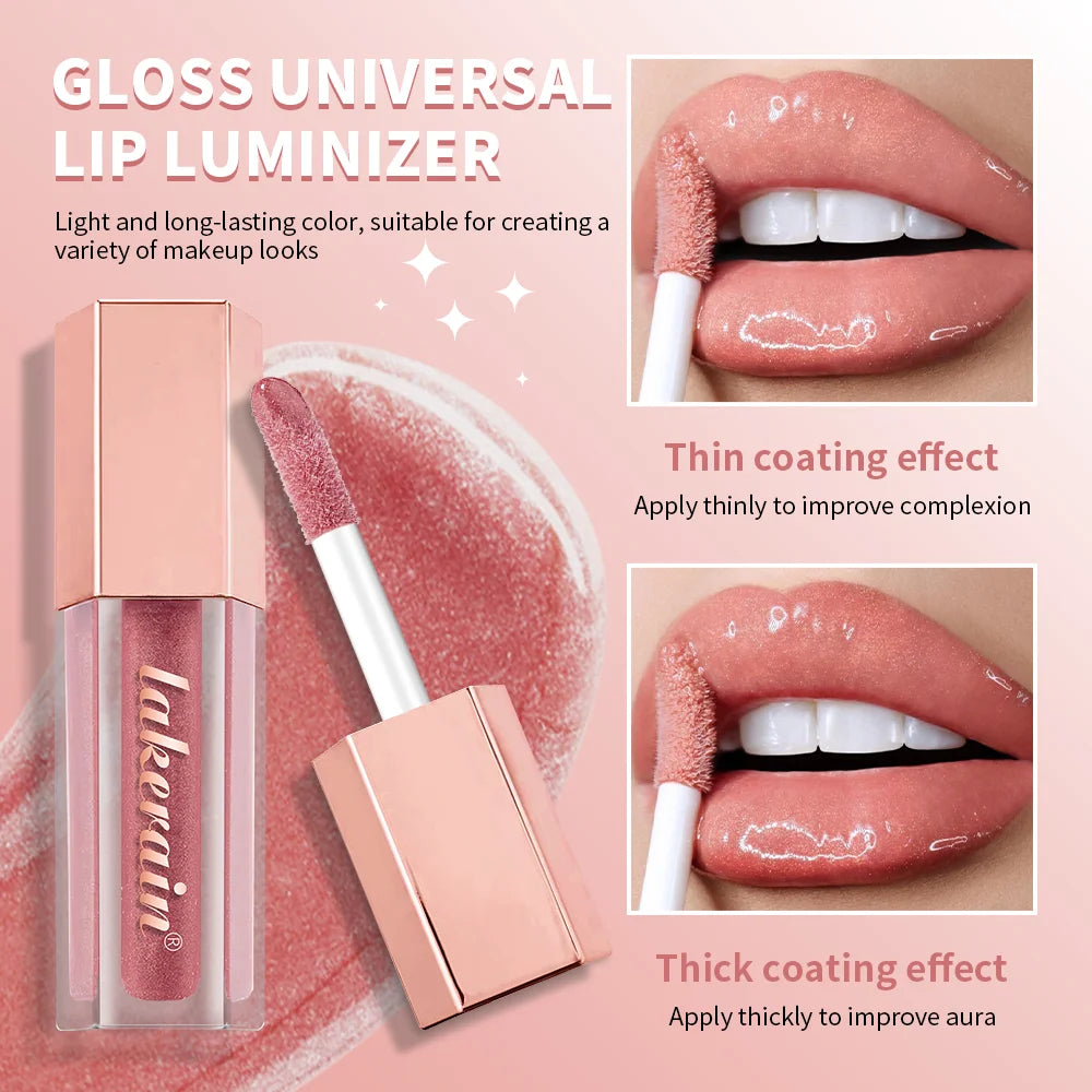Daily Makeup Routine Lip Luminizer Gloss for Long Lasting Hydration - 3
