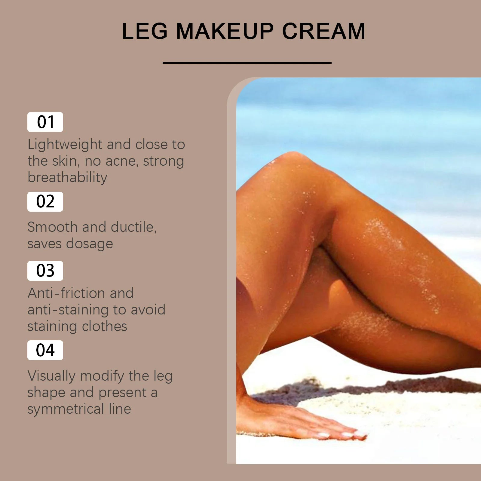 Achieve Flawless Legs With Waterproof Leg Makeup Concealer - 6