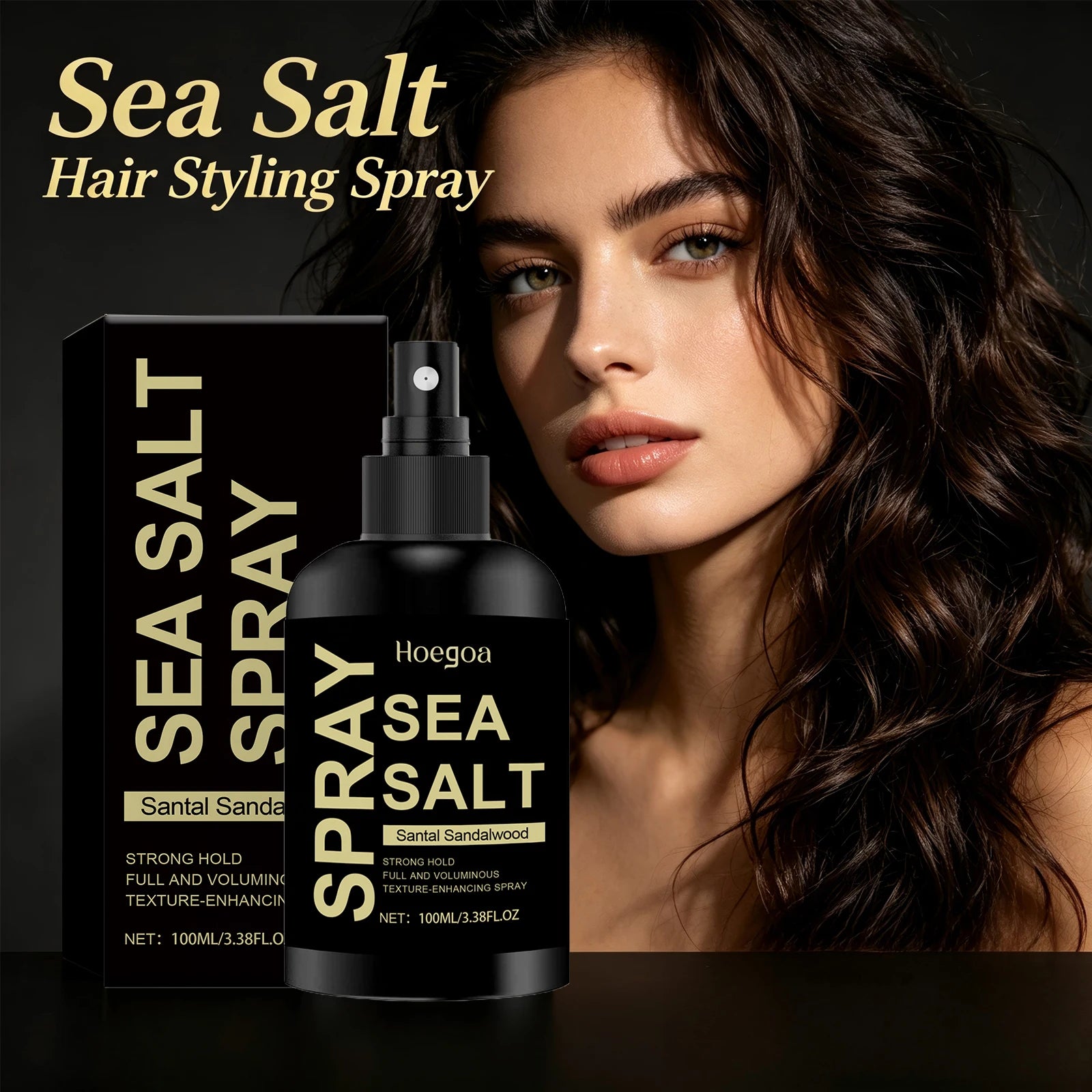 Daily styling sea salt hair spray for effortless beach waves and hold - 2