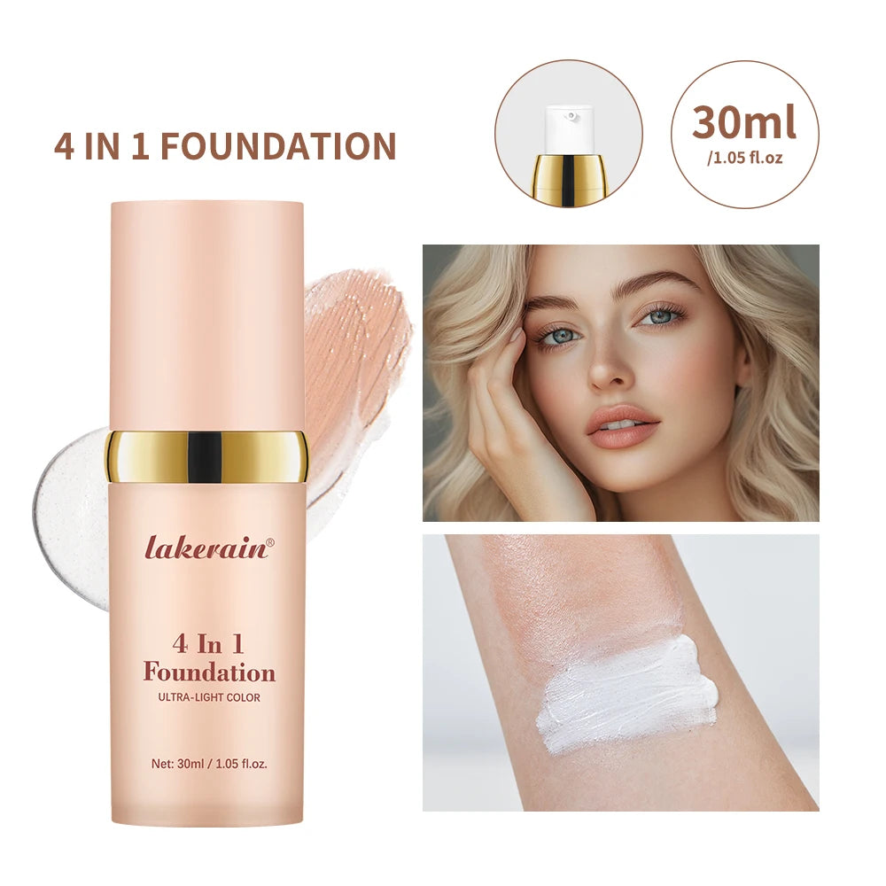 Travel Color Changing Foundation with SPF 30 Sun Protection
