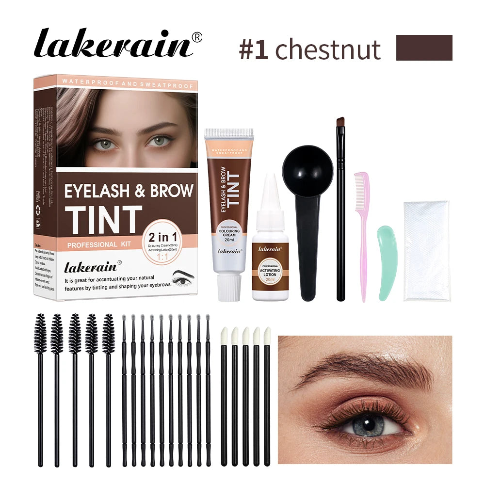 Daily Makeup Eyelash and Brow Tint Kit for Natural Looking Eyebrows - 23