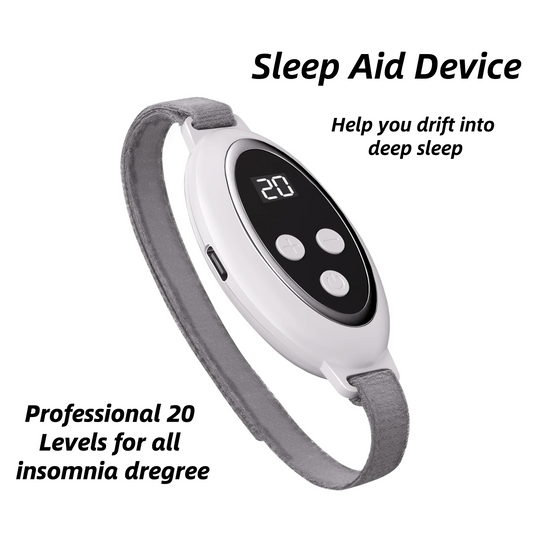 Bedtime anxiety relief microcurrent sleep aid device for better rest