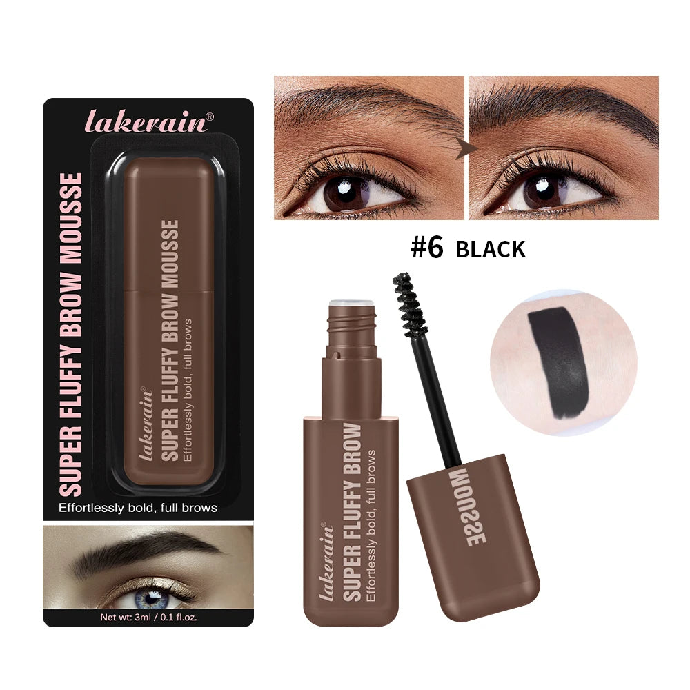 Daily Makeup Routine Waterproof Eyebrow Mousse for Thick Fluffy Brows