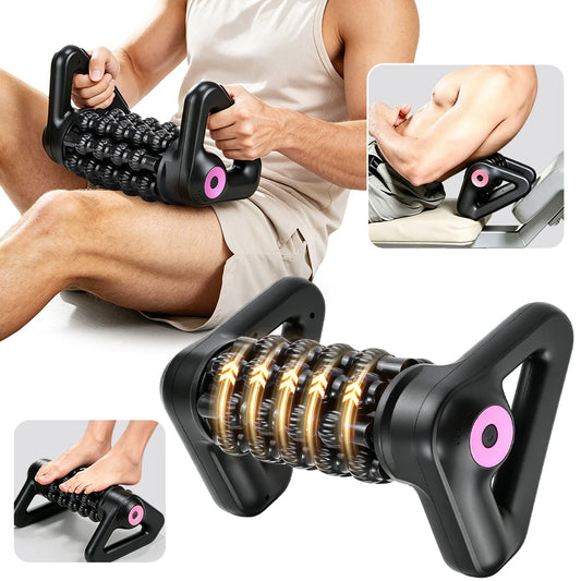 Gym Workout Electric Fascia Roller Muscle Massager for Deep Tissue