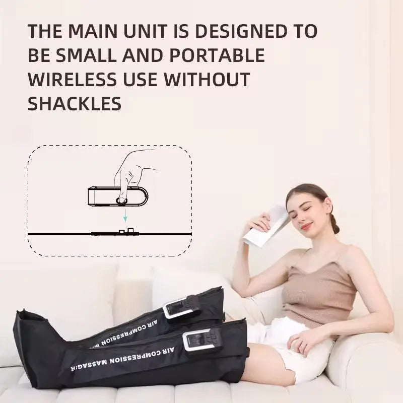At Home Leg Air Compression Massager for Deep Muscle Relaxation - 5