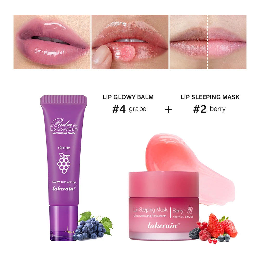 Daily Care Lip Balm and Mask Set for Smooth and Hydrated Lips - 28