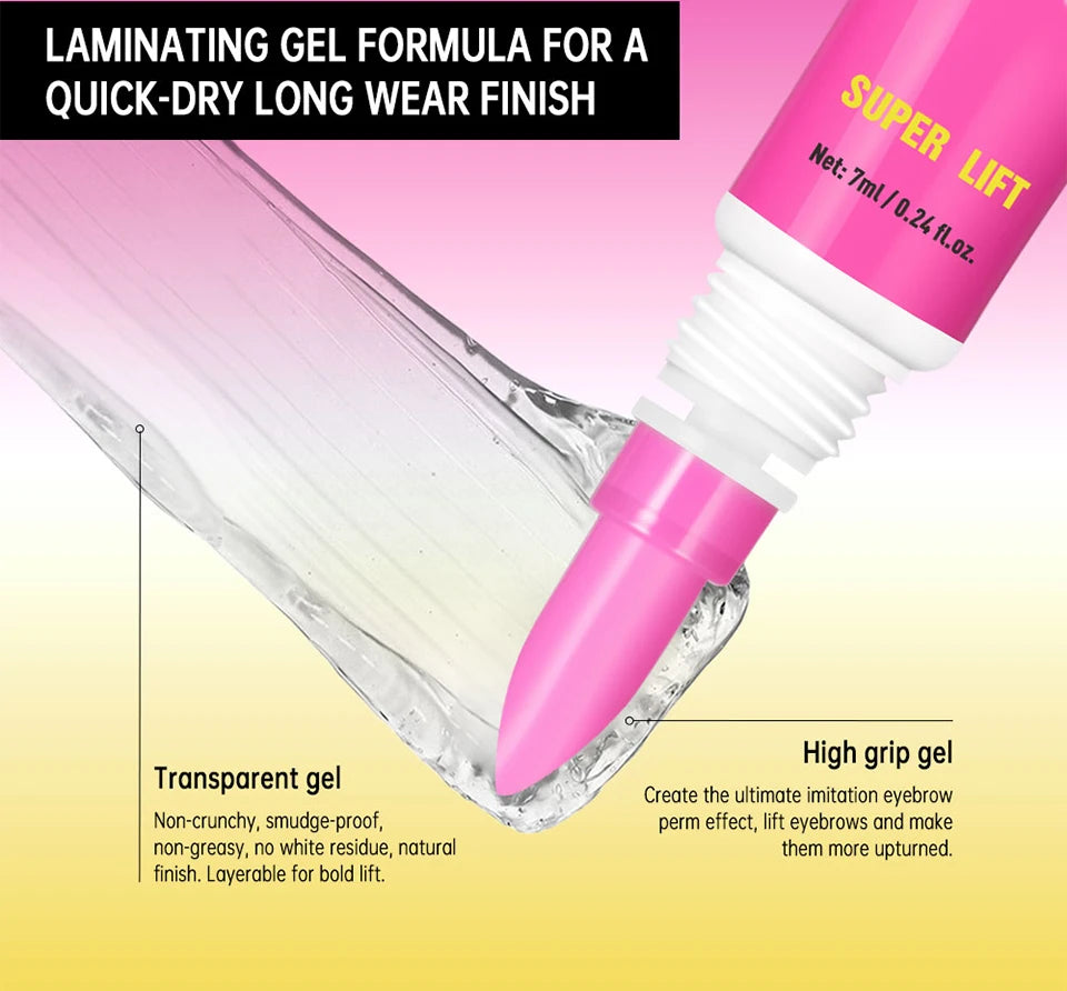 Eyebrow Makeup Brow Lamination Gel For A Long Lasting Strong Lifted Hold - 15