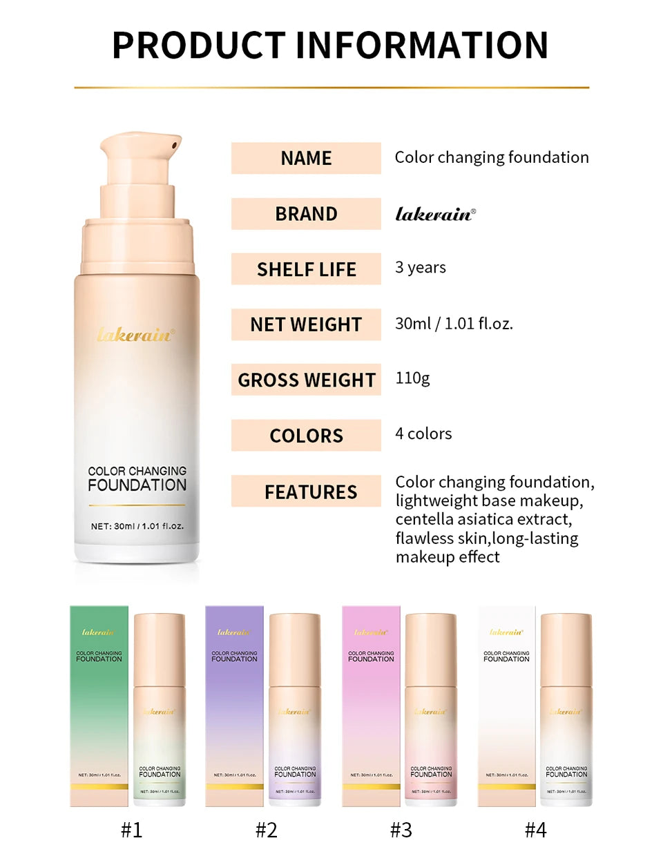 Daily Makeup Routine Color Changing Foundation For Flawless Skin Tone - 17