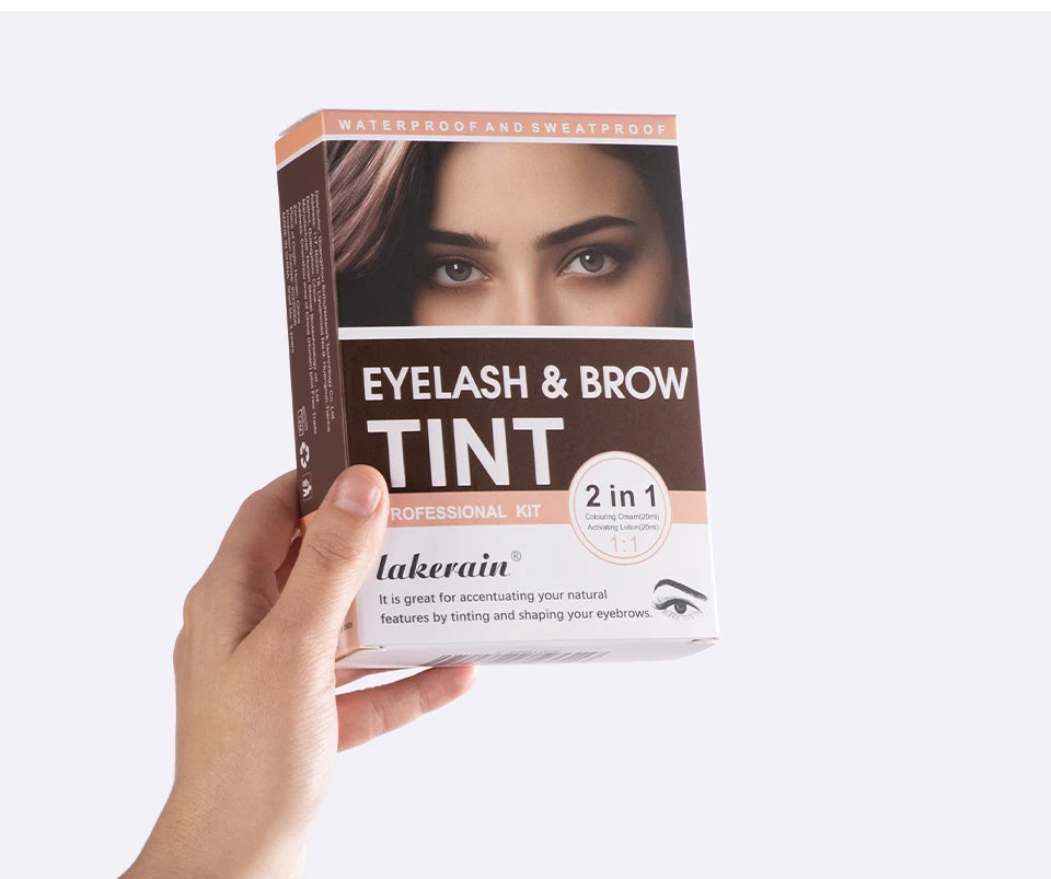 Daily Makeup Eyelash and Brow Tint Kit for Natural Looking Eyebrows