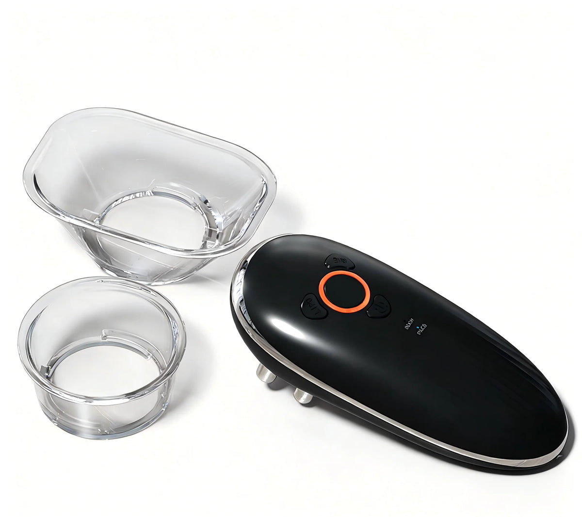 At home body sculpting massager for cellulite reduction and skin tightening