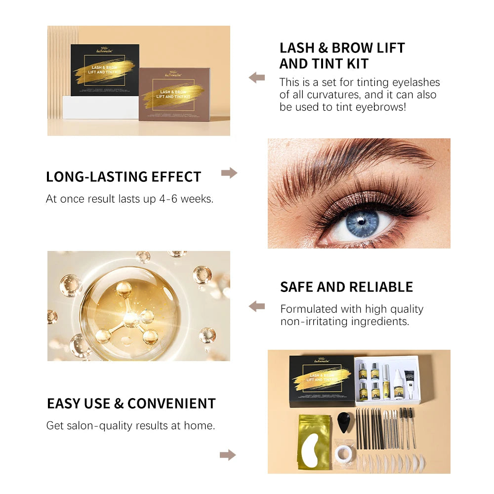 Beauty Salon Lash Lift and Tint Kit for Long Lasting Curls - 3