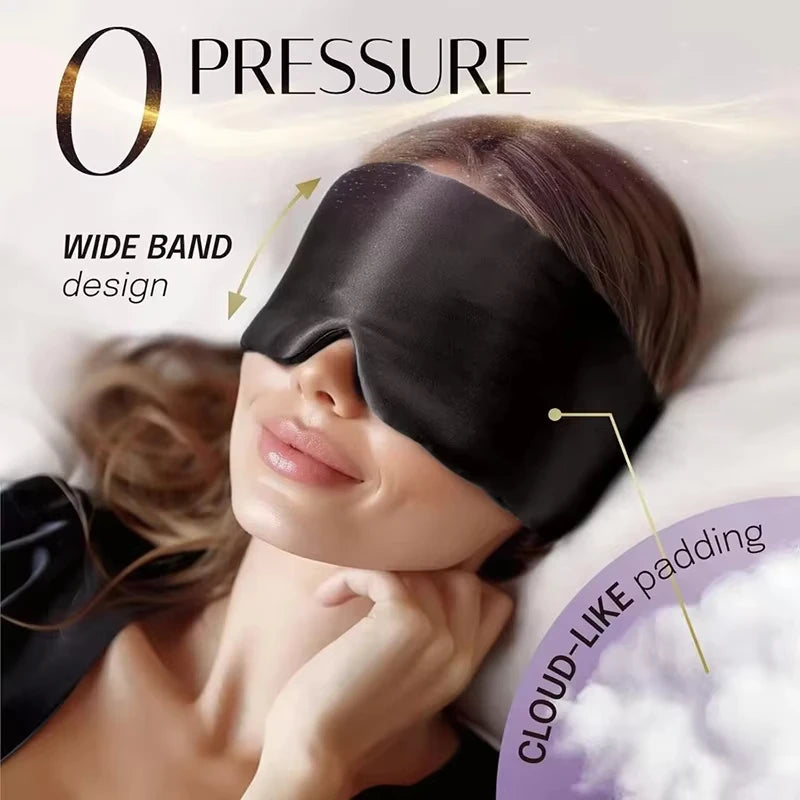 Better Travel Rest Silk Sleep Mask for Soft Pressureless Eye Coverage