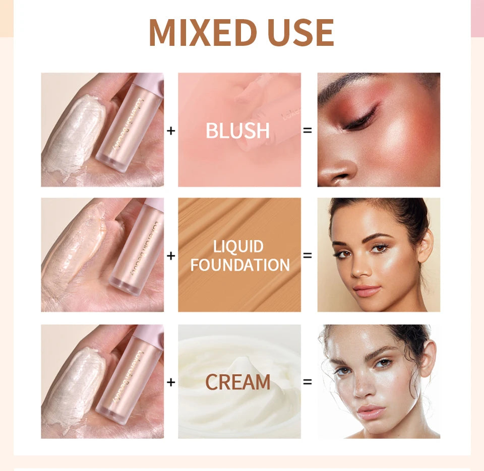 Daily Makeup Natural Light Liquid Highlighter for Radiant Glow - 19
