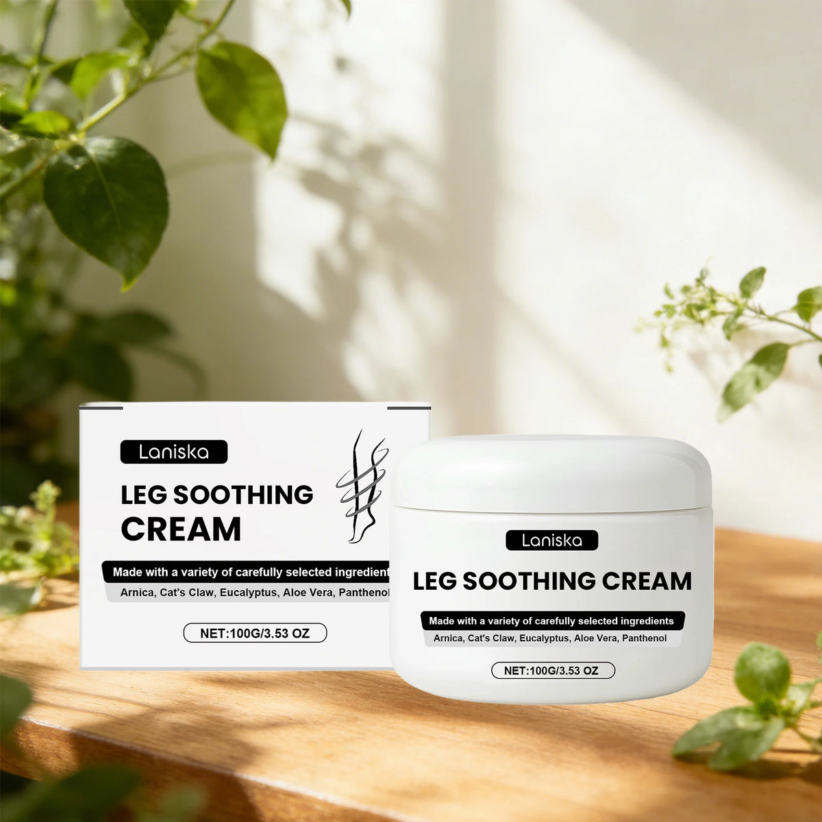 Daily Care Leg Soothing Cream for Muscle Relaxation and Comfort