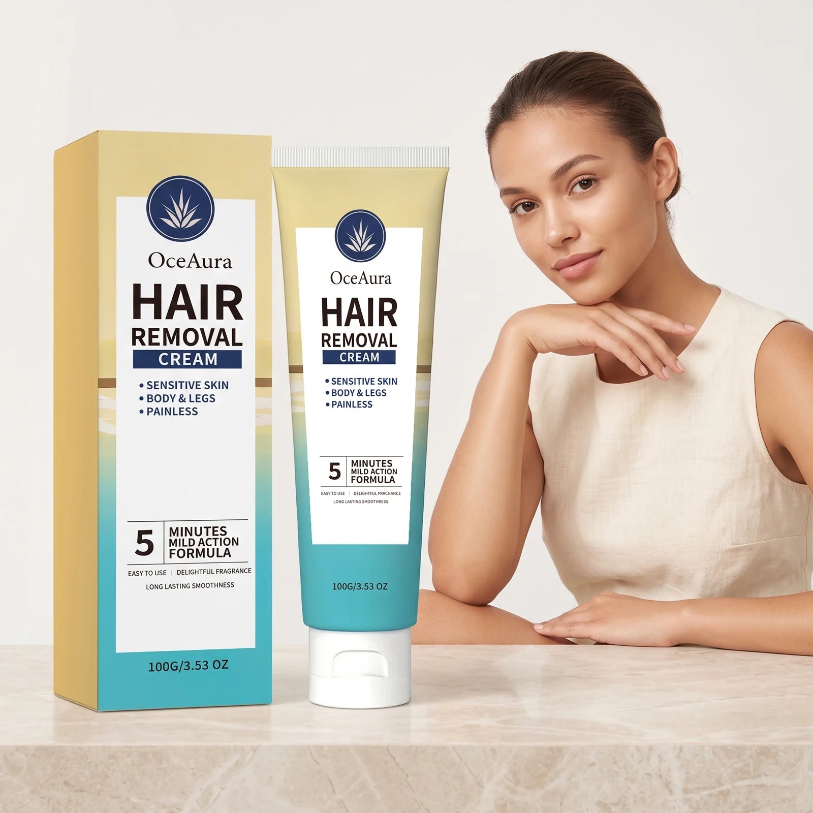 Smooth Skin Hair Removal Cream Painless Formula - 1