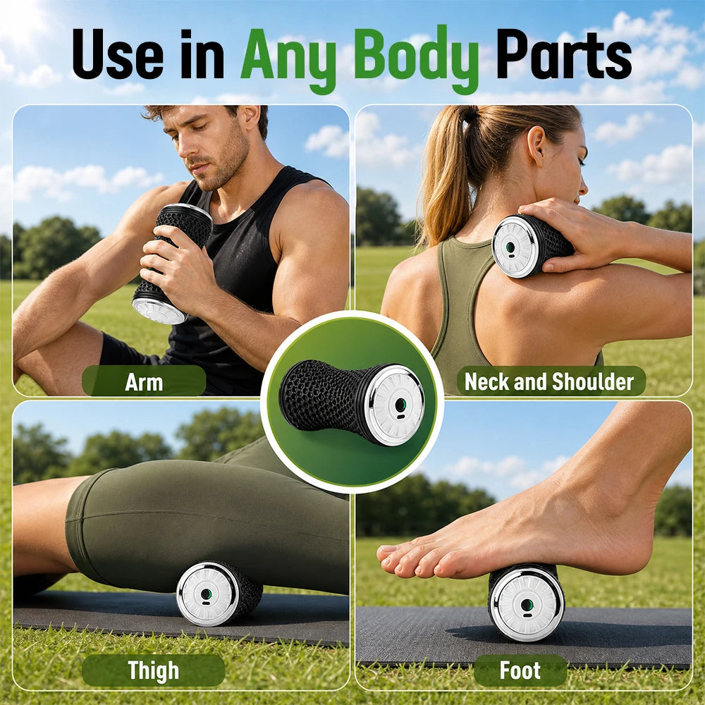 Post Workout Electric Massage Roller for Deep Muscle Relaxation - 4