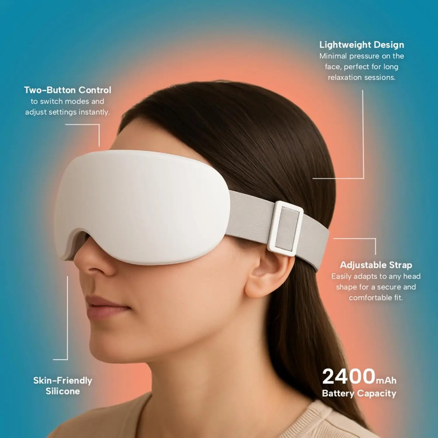 Screen Time Fatigue Relief Smart Eye Massager for Deep Relaxation - 11