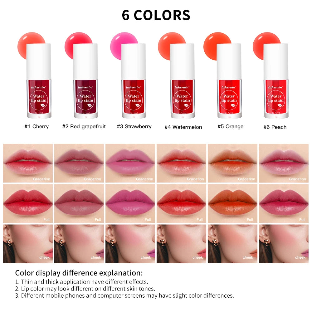 Daily Makeup Routine Lip Tint Stain For All-Day Wear And Hydration - 2