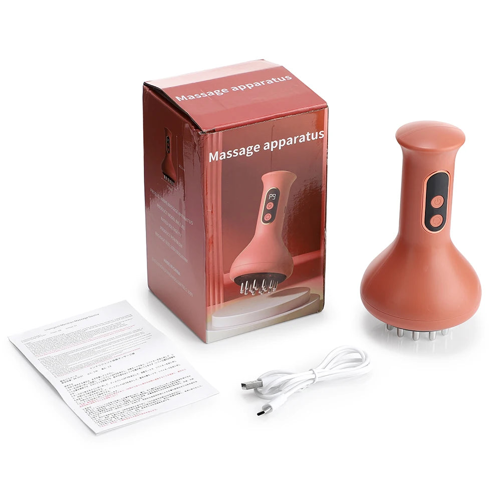 Abdominal massage electric massager for heat compress and muscle relaxation