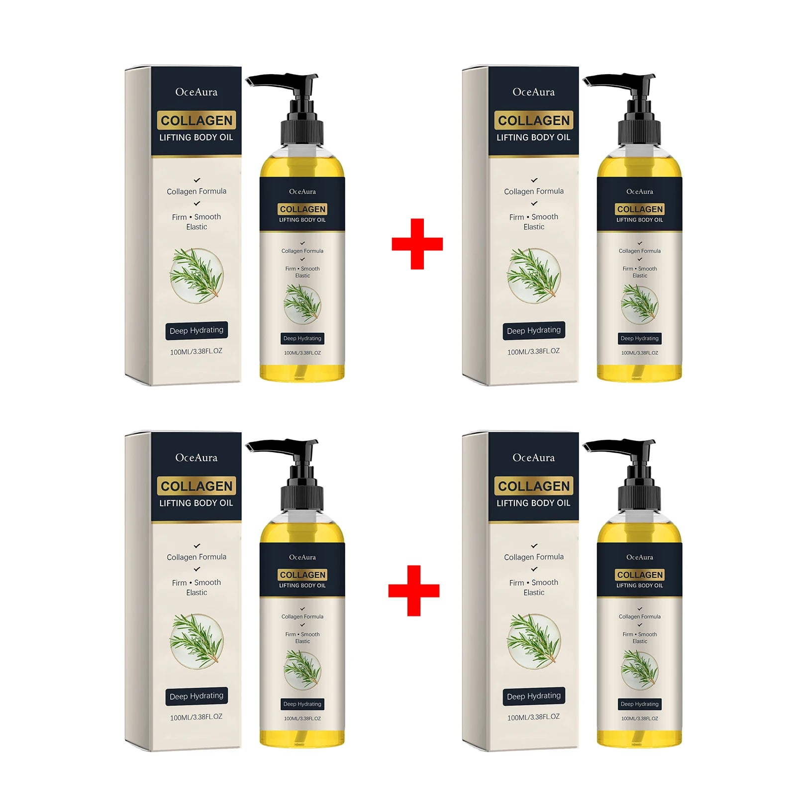 Dry Skin Body Care Collagen Lifting Body Oil for Deep Hydration & Firming - 17