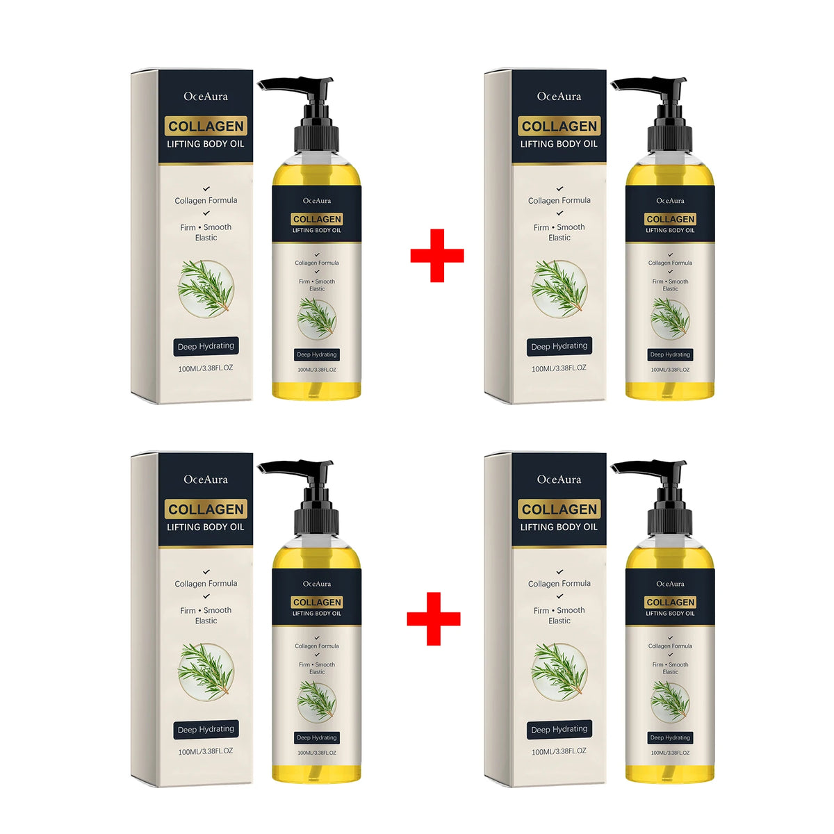 Dry Skin Body Care Collagen Lifting Body Oil for Deep Hydration & Firming
