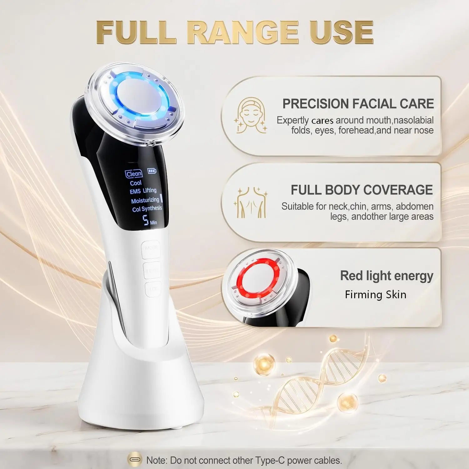 At Home Facial Care Micro Current Beauty Device For Skin Firming - 2