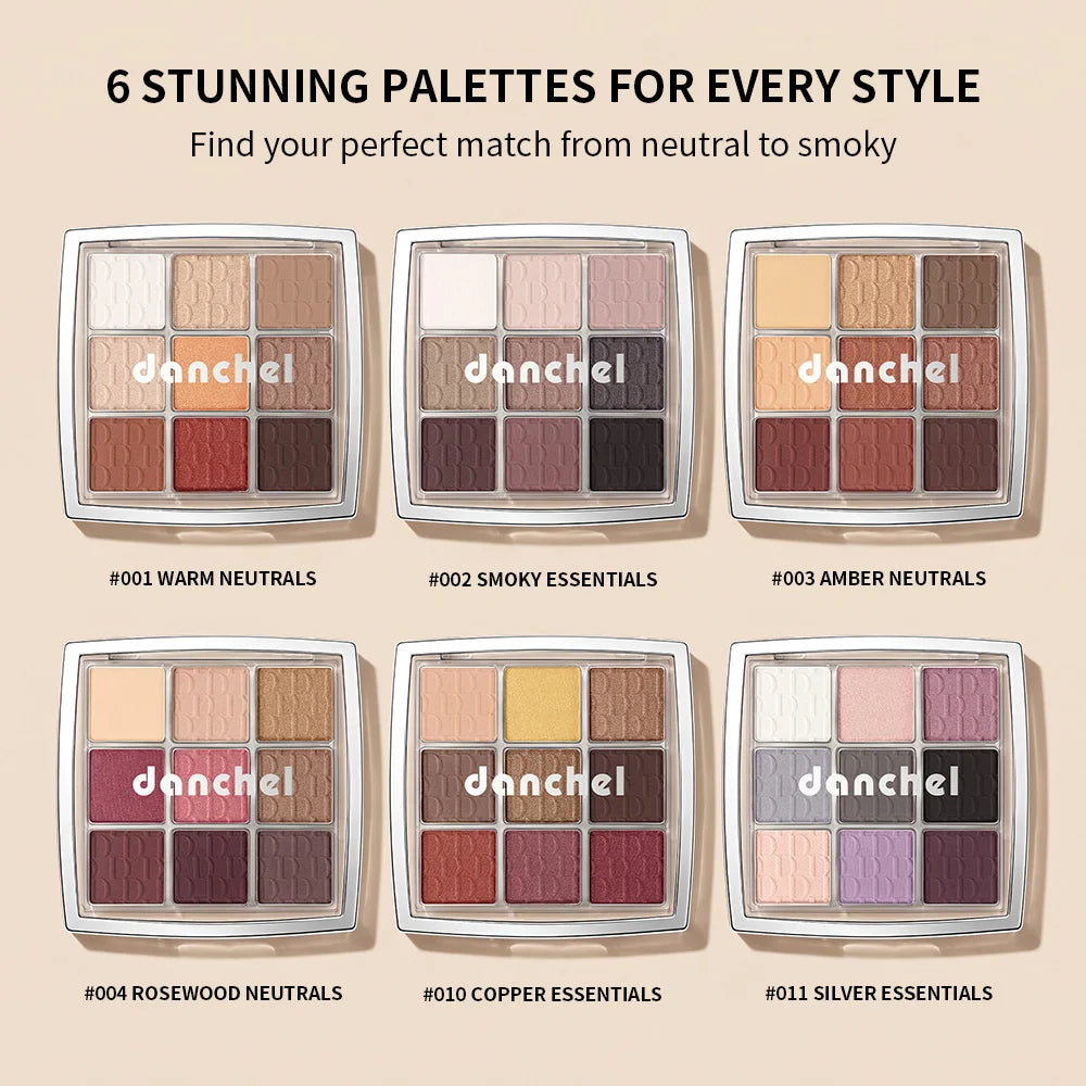 Daily Makeup Eyeshadow Palette with Long Lasting Coordinated Shades