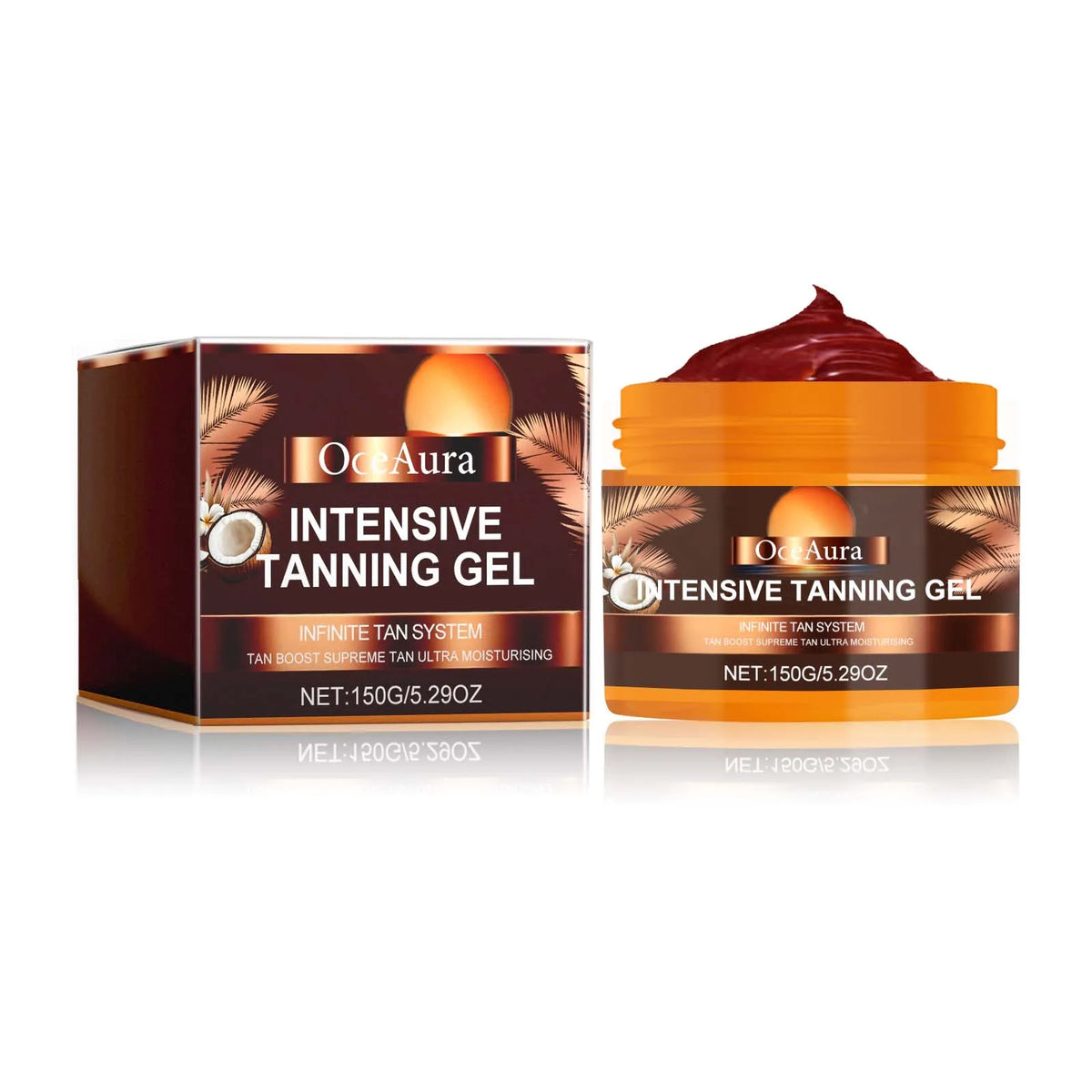 Beach Day Tanning Gel for Fast Dark Skin Melanin Booster and Hydration