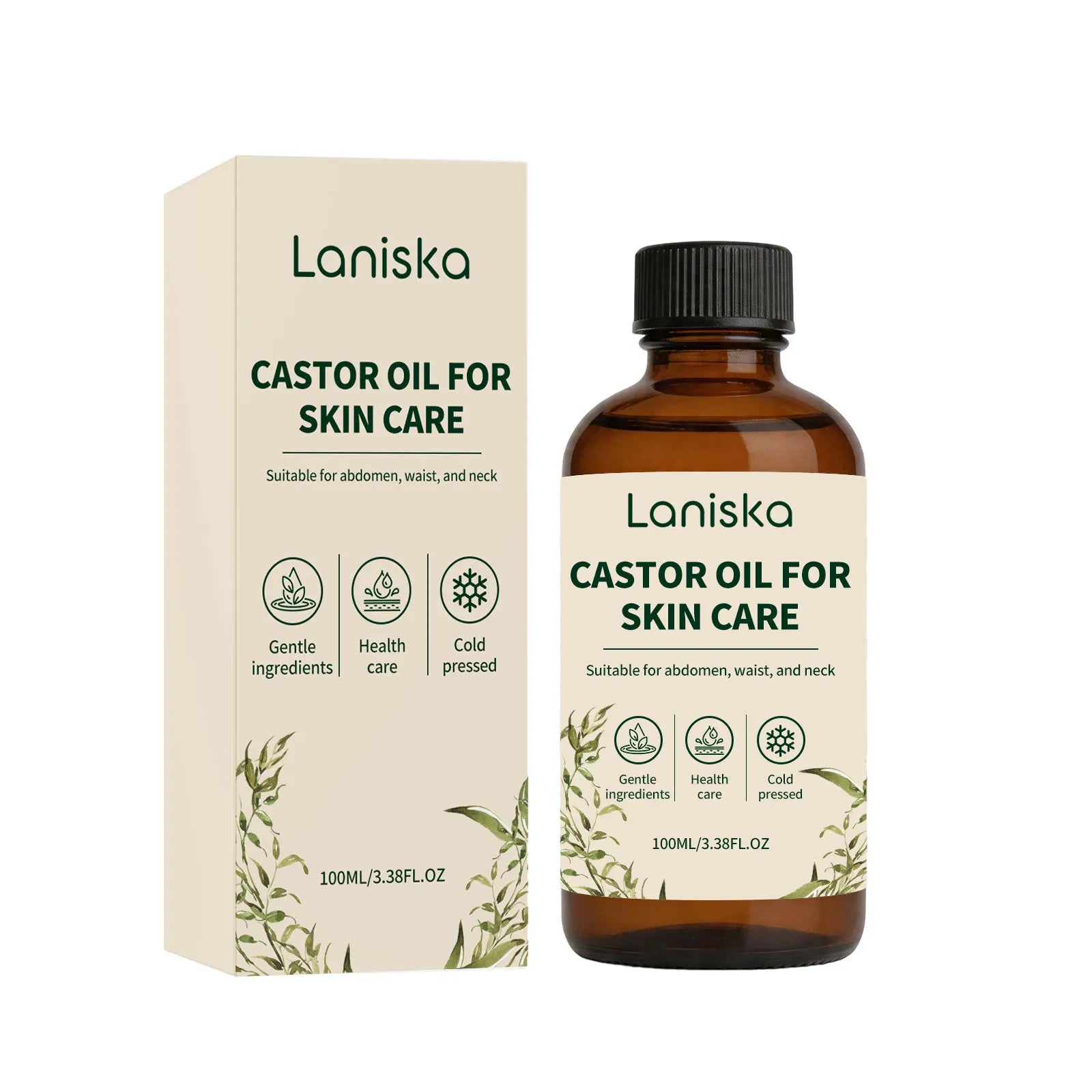 Abdomen and Neck Care Cold Pressed Castor Oil for Deep Hydration - 7