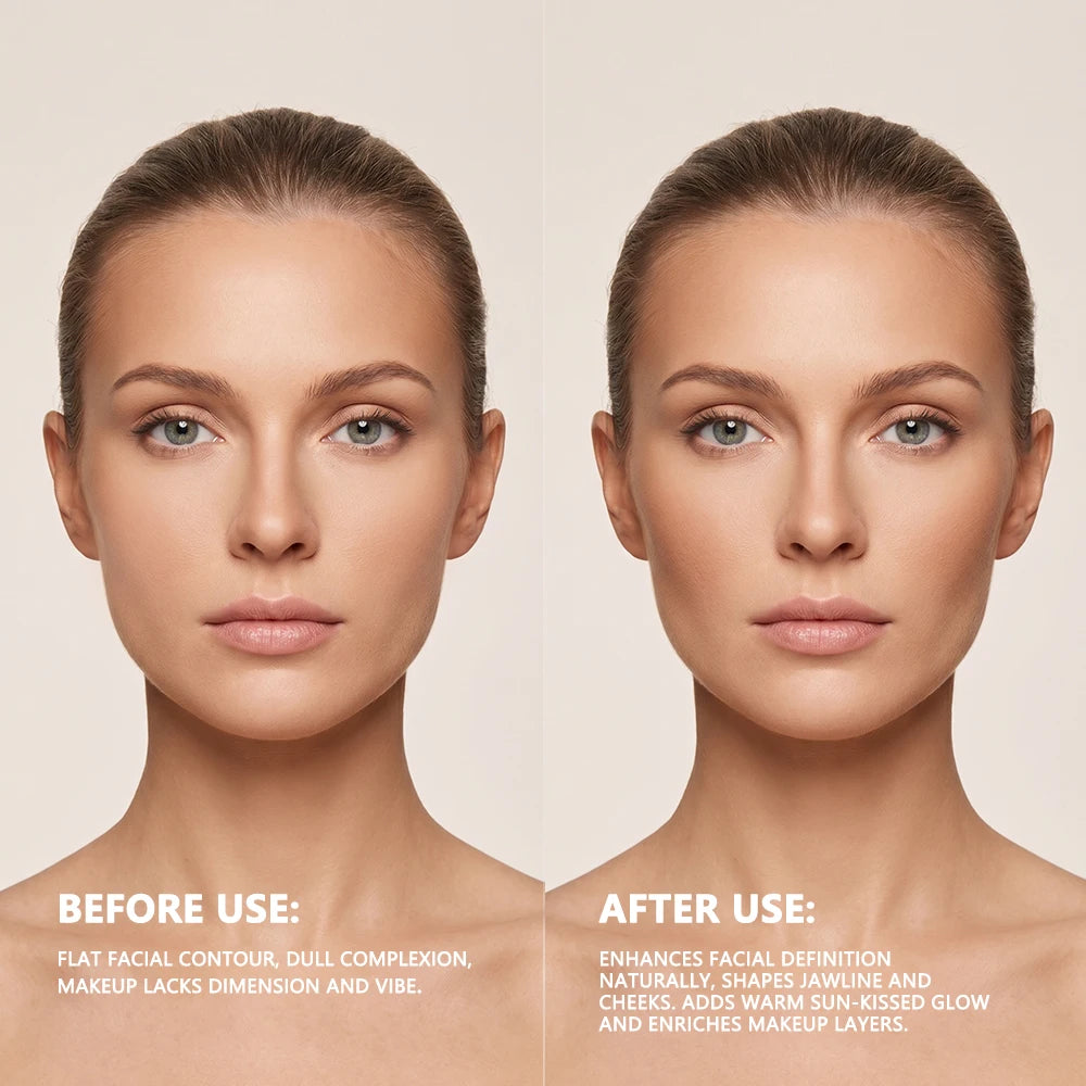 Daily Makeup Soft Matte Bronzer Powder for Natural Contour and Shading - 4