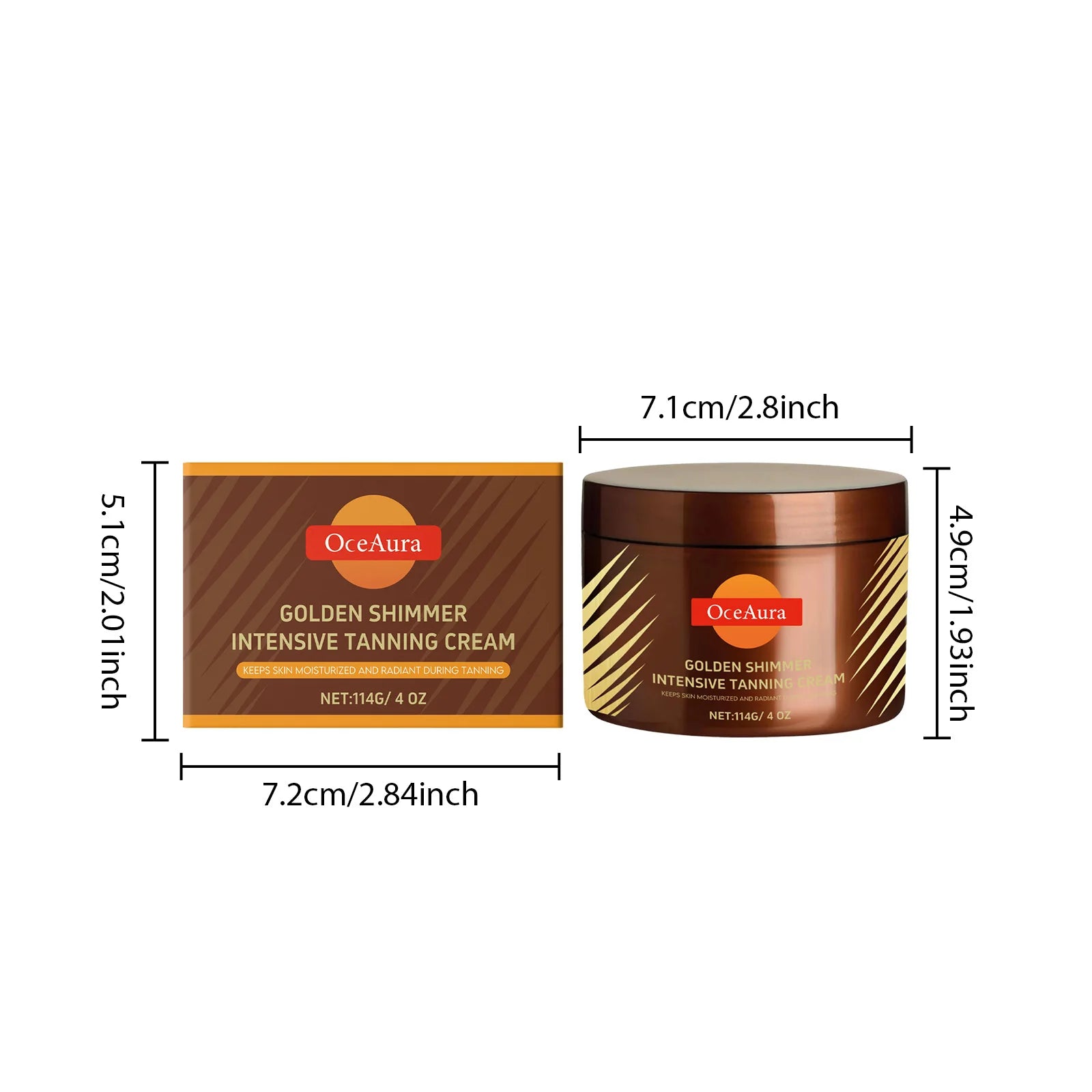 Beach Tan Shine Brown Tanning Accelerator Cream for Natural Glow - 9