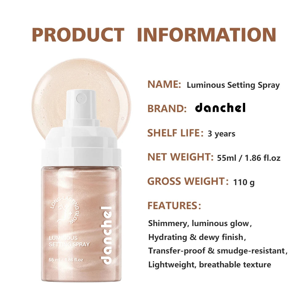 Daily Makeup Luminous Setting Spray Instant Glow Hydration