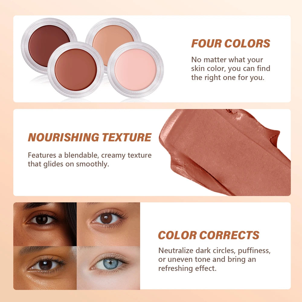 Under Eye Brightener Concealer for Dark Circles and Bright Eyes Makeup