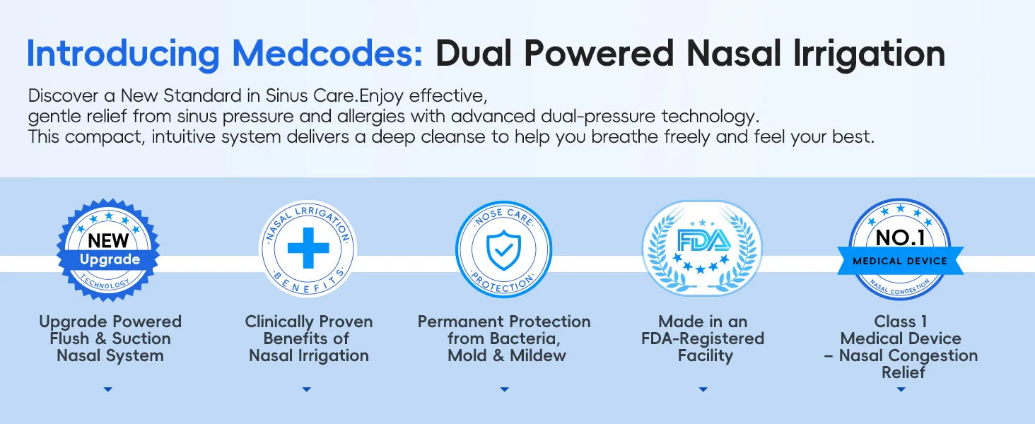 Allergy relief sinus rinse machine for clear nasal passages and easy breathing - 10